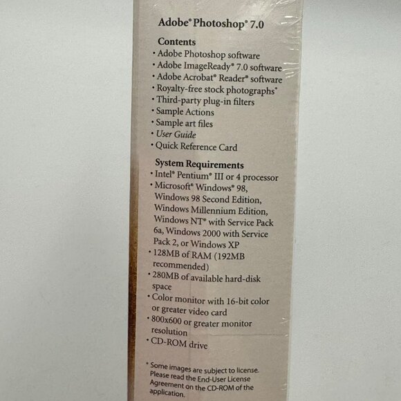 Adobe Photoshop 7.0 Education Version Brand New/SEALED - Picture 8 of 8